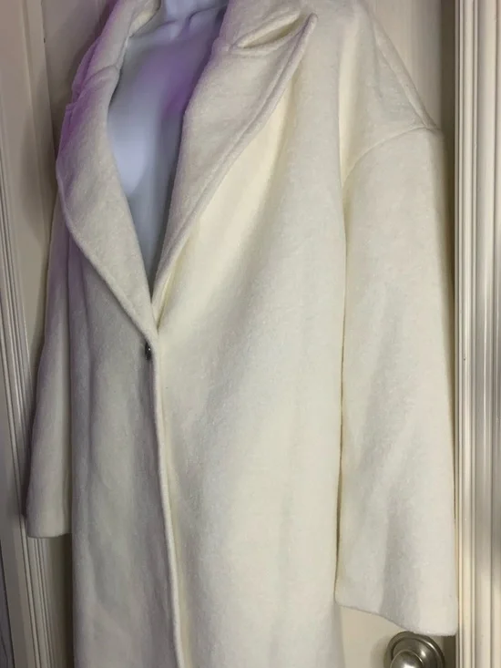 ebossy Women Fashion Notched Lapel Open Front Maxi Long Trench Coat - Picture 8 of 12